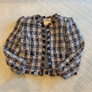 L'AGENCE Multicolor Tweed Jacket